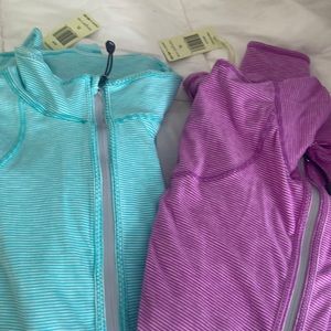 Tangerine 1/4 zip athletic pullover, magenta still available, XL